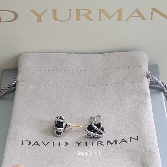 David Yurman Cable Wrap Stud Earring No Pouch ,no Box - Picture 3 of 16